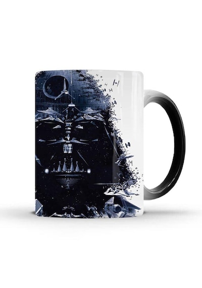 Star Wars Darth Vader Sihirli Kupa Bardak Parlak Siyah