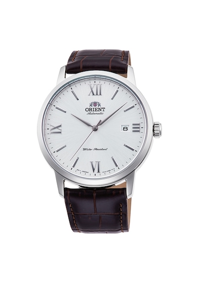 Orient Symphony Ra-ac0f12s30b Otomatik Deri Siyah Gri Kadran Safir Cam 42 Mm Erkek Kol Saati Gri
