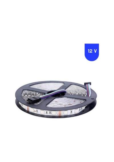 12 Volt Rgb 5050 Smd İç Mekan 60 Led 5 Metre Şerit Led