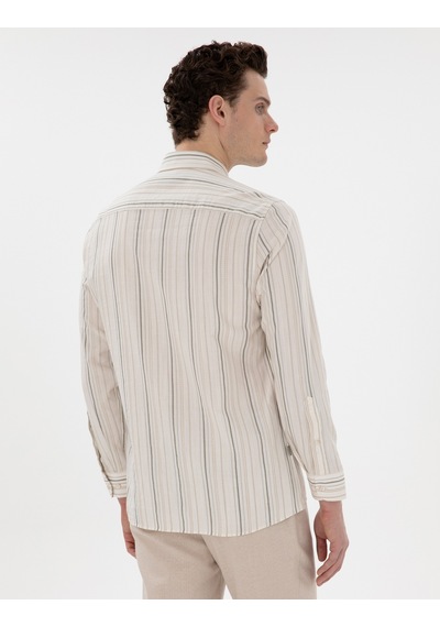 Pierre Cardin Erkek Haki Gömlek Desenli 50305058-vr027 Haki