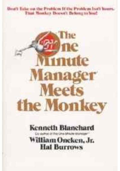 1 Minute Manager Meets The Monkey 9780688103804