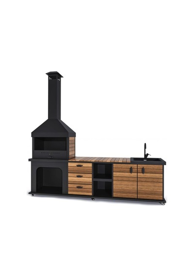 Fırınsız Tezgahlı Barbekü 2.8m Diğer
