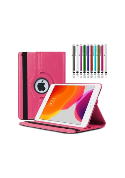 Ipad 4 Kılıf A1458 A1459 A1460 Uyumlu 360 Dönerli Tablet Kılıfı + Kalem Arka Kapak