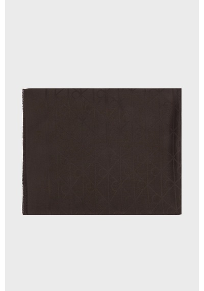 Calvin Klein 180 X 75 Cm Jakarlı Logolu Şal Lv04f8096gbal Kadın Şal Lv04f8096g Bal Kahve