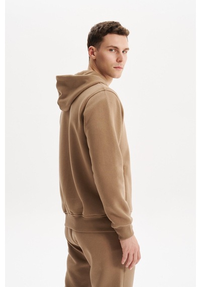 AR-MA Arma Erkek Regular Fit 3 İplik Kapüşonlu Sweatshirt Fermuarlı, Fleto Cepli, Kalın Kumaş K30324650502 Gri - Bej AR-MA Arma Erkek Regular Fit 3 İplik Kapüşonlu Sweatshirt Fermuarlı, Fleto Cepli, Kalın Kumaş K30324650502 Gri - Bej