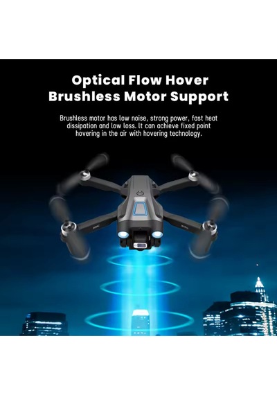 W1 Pro S 480p Hd Kamera Drone Katlanabilir, Wifi Fpv, Fırçasız Motor, Engel Kaçınma, Mini Iha