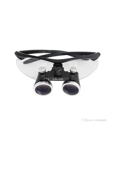 3.5x420mm Diş Cerrahi Gözlük Lens Büyüteç,taşıma Çantalı