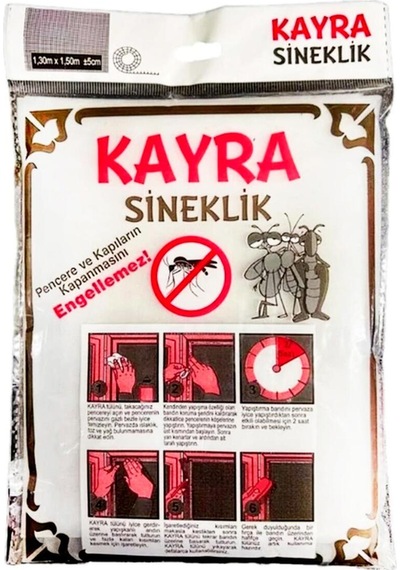 Çift Kanat Sineklik 130cm X 150cm 3 Adet Plastik
