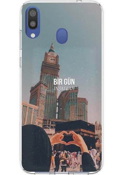 Samsung Galaxy M20 Uyumlu Kabe Sevdası Baskılı Silikon Kılıf Renkli