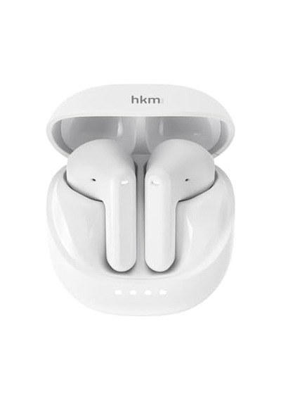 Opus Bluetooth V5.4, Kablosuz Kulak İçi Tws Kulaklık, Enc Destekli 4 Mikrofon Sistemi, Beyaz