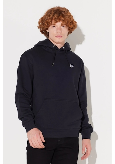 Lee Kapüşonlu Regular Fit Siyah Erkek Sweatshirt L80yry01 Siyah