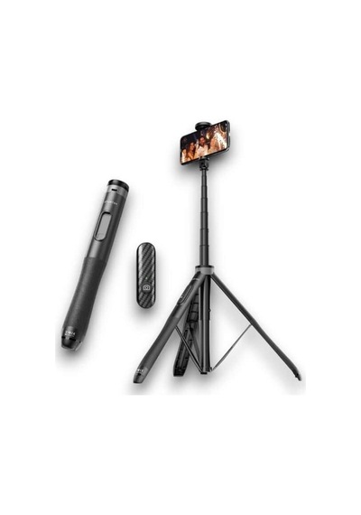 Northcity Selfie Çubuğu - 360 Dönen Telefon Tutucu, Tripod Ve Bluetooth Uzaktan Kumanda