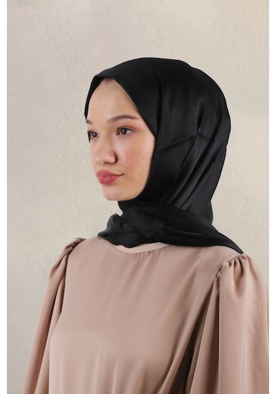 Mirsoy Scarf Yoryo Şal - Siyah Siyah
