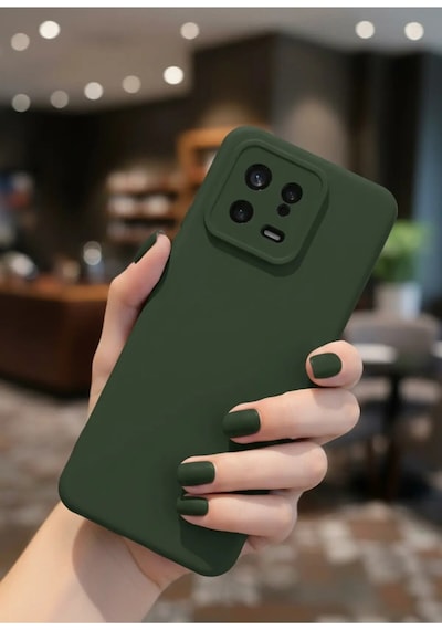 Xiaomi Mi 13 Kılıf Içi Kadife Süet Tasarımlı Kamera Korumalı Silikon A Kalite Lansman Kapak