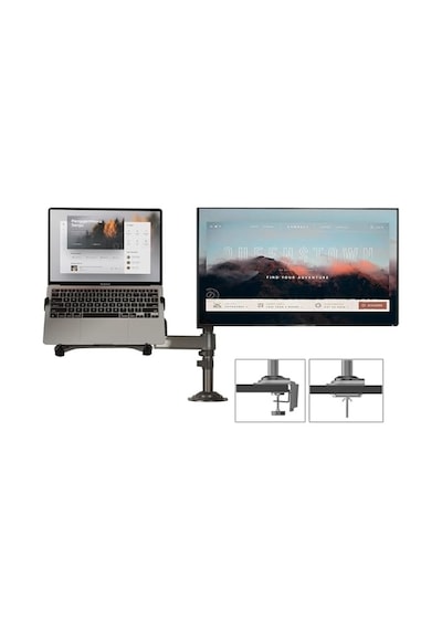 Ergoflex Ef S16 Çift Kol 17-32 İnch Uyumlu Amortisörlü 2-9 Kg Monitör Standı 2026 Versiyon