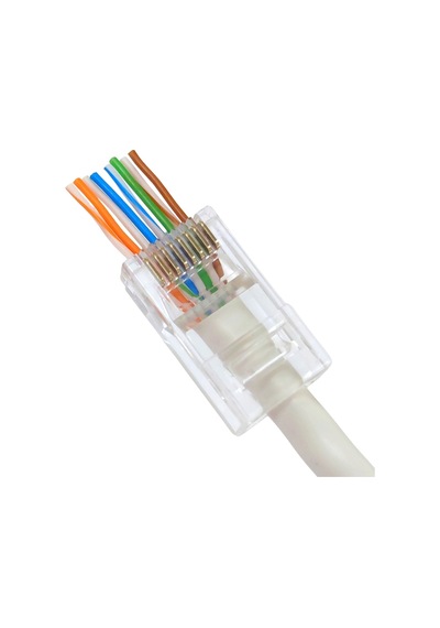 Nivatech Ntc-698 Cat6 Pass Type Konnektör