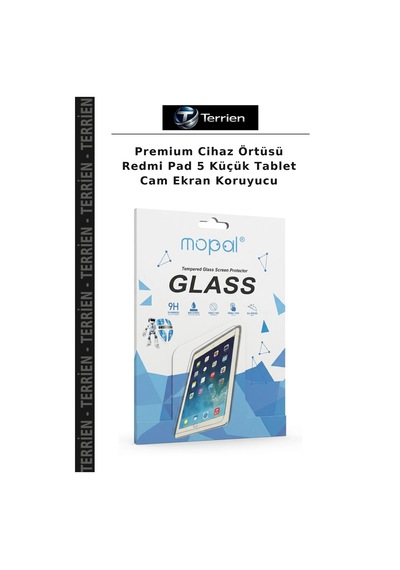 Premium Cihaz Örtüsü Redmi Pad 5 Küçük Tablet Cam Ekran Koruyucu