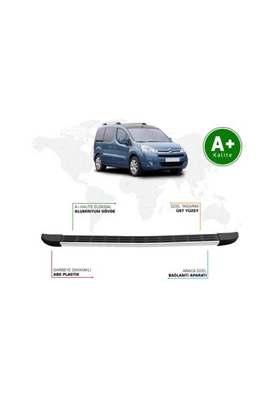 Citroen Berlingo Arka Basamak 2008 2018 Model S-line