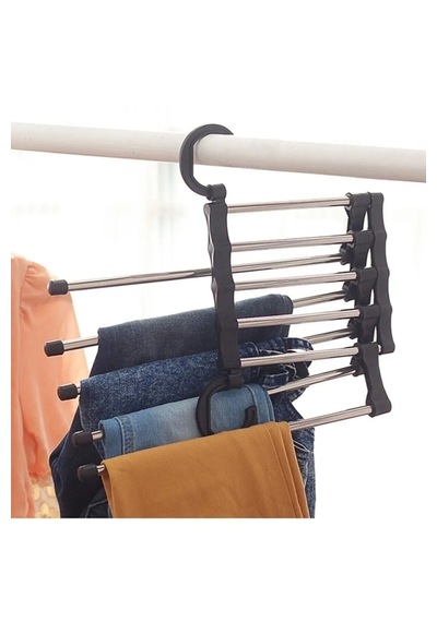 Newstore Home Hareketli Dolap Içi Pantolon Kravat Şal Askı Sistem Beyaz - Siyah