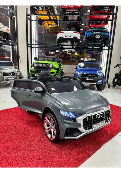 Audi Akülü Araba 12 Volt 0-5 Yaş Gri