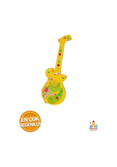 Türkçe Müzikli Işıklı Gitar Ve Direksiyon Seti - Çocuklar İçin Eğlenceli Oyuncaklar