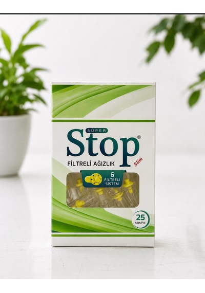 Stop Filtreli Ağızlık Slim 6'lı Sistem 24 Kutu