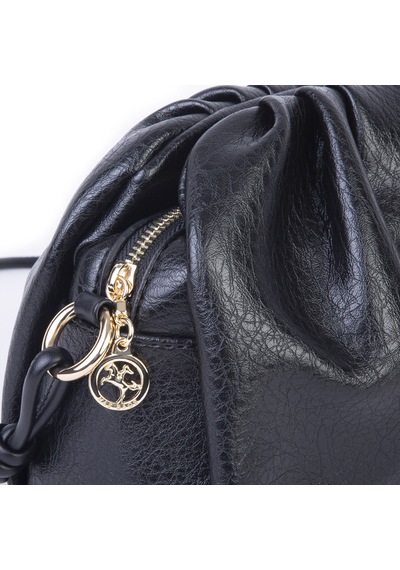 Nas Bag Mini Shopper Kadın Çapraz Çanta Siyah Victoria