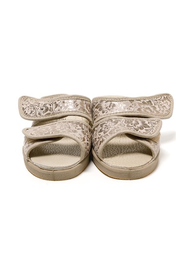 Sandalet Kadın 5688 Green Life Stretch Women's Footwear Beige Bej
