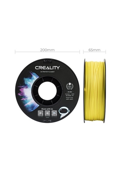 Creality Cr-abs Sarı Filament 1.75mm 1000gr