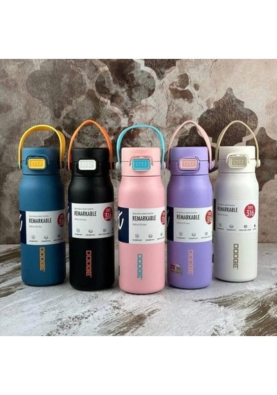 Dodge Çelik Termos Matara 580ml Mavi Mavi