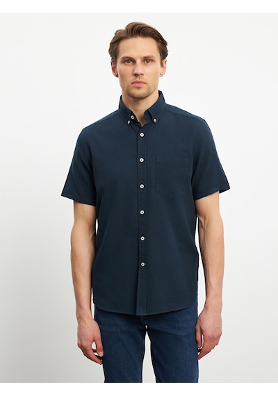 Lcwaıkıkı Classic Lacivert Regular Fit Poplin Erkek Gömlek Lcwaıkıkı Classic Lacivert Regular Fit Poplin Erkek Gömlek