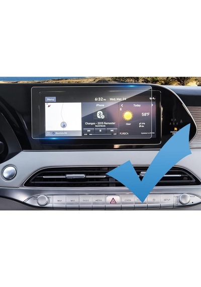 Hyundai İ20 10.25 İnç Multimedya Ekran Koruyucu Nano Şeffaf