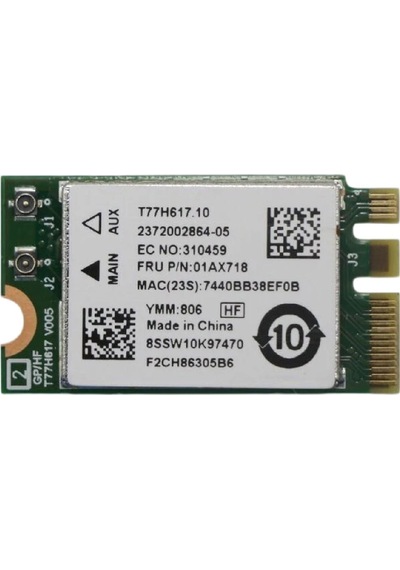Intel T77h617.10 / Dell Wireless 1810 M.2 Ngff Wi Fi + Bluetooth Kablosuz Ağ Kartı