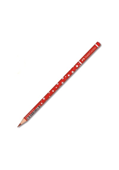 Faber Castell Başlık Kalemi Yıldız Kırmızı Yaldızlı