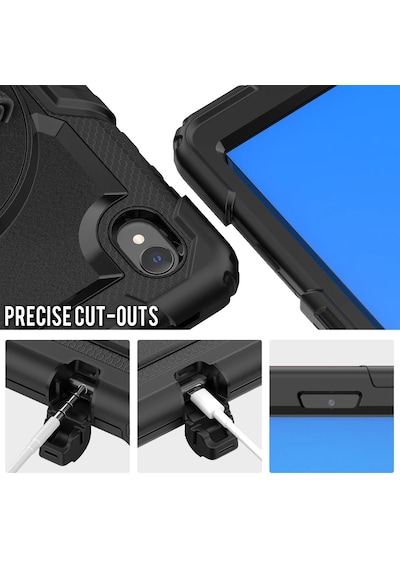 Apple Uyumlu iPad  Pro 11inç M4 2024 Kılıf Defender Askılı Pars Case Fuji A2836 A2837 A3006 Kılıf