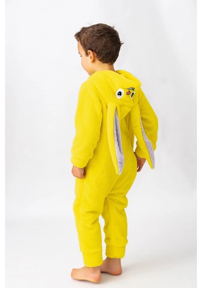Bebesev Peluş Unisex Fermuarlı Kışlık Çocuk Uyku Tulumu - Çocuk Kostümü 001