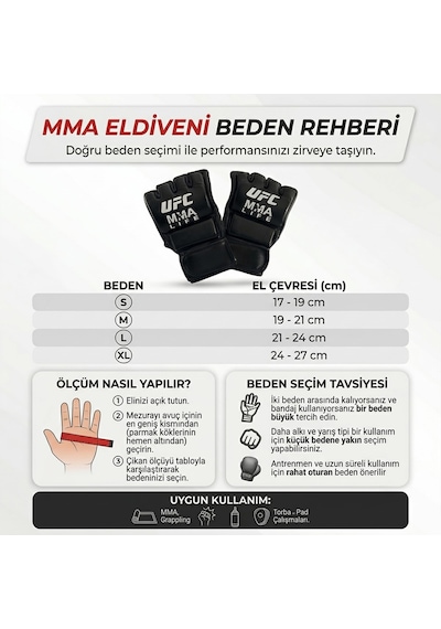 Hsport Ufc Mma Eldiveni Suni Deri Kesik Parmak Tasarımı Velcro Bilek Desteği Kafes Dövüşü Ve İdman Xlarge Açık Mavi