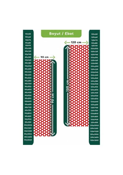 Hortumtech Bal Petek Paspas Kaydırmaz Pvc Islak Zemin Duş Havuz Su Tahliyesi 4 Mm - Kırmızı 90 X 1000 Cm