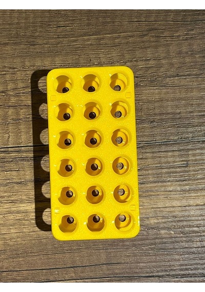 18'li Eppendorf Tüpü Standı Sarı
