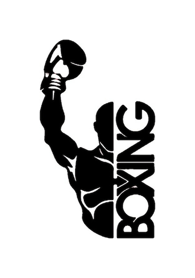 Şampiyon Boksör Sticker 30 X 54 Cm