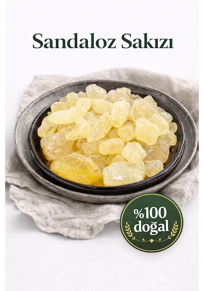 Sultanbahçe Bitkisel Reçine Seti - Akgünlük Sakızı Sandaloz Sakızı Arap Zamkı Kitre Zamkı - %100 Doğal Set