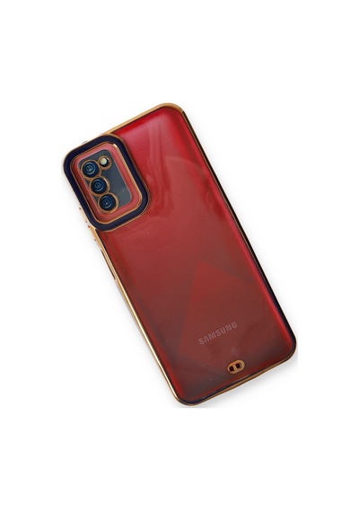 Galaxy A03s Kılıf Liva Lens Silikon - Mavi