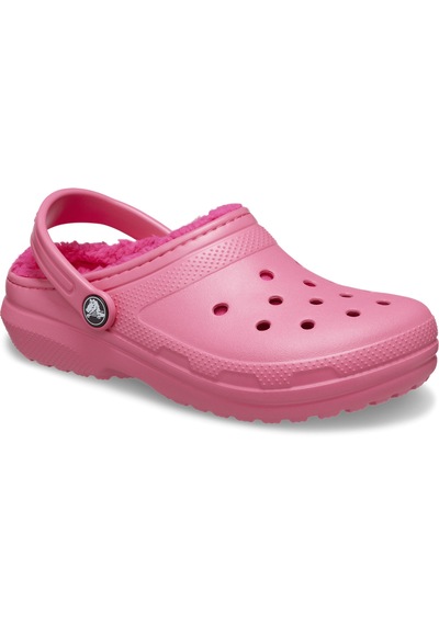 Crocs Classic Lined Clog K Pembe Terlik Pembe
