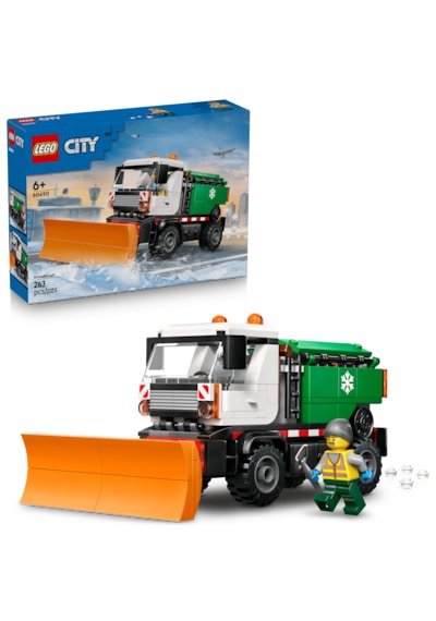 LEGO® City Kar Küreme Aracı Oyuncağı 60490 - 6 Yaş Üzeri Çocuklar için Sürücü Minifigürlü Yaratıcı Oyuncak Yapım Seti (263 Parça)