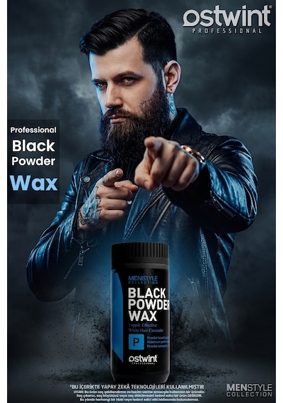 Ostwint Professional Siyahlaştırıcı Şekil Verici Topik Etkili Pudra Wax 20 G