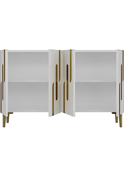 Ka1229bg Ece Konsol Ve Tv Sehpası Beyaz-gold 120cm Ka1229bg Ece Konsol Ve Tv Sehpası Beyaz-gold 120cm