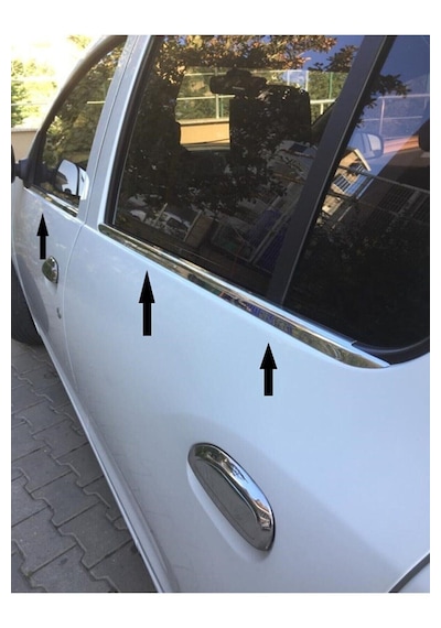 Renault Clio Symbol Sedan Krom Cam Çıtası 2014-2021