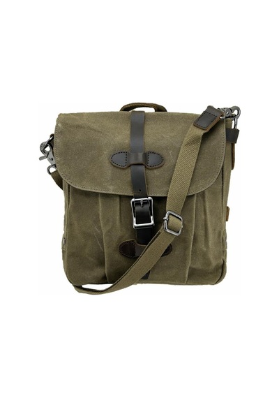 Ççs 31487 Mumlanmış Kanvas Retro Omuz Çantası Haki