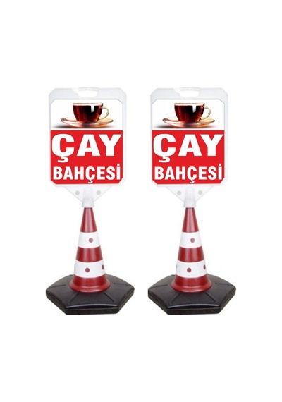 Cay Bahçesi Temalı Reklam ve Uyarı Dubası 2 Adet