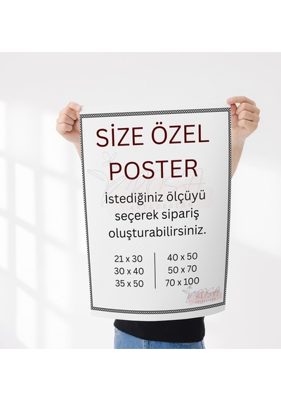 Kişiye Özel Poster Baskı Çerçevesiz Poster Dijital Baskı,istenilen Görselde Baskı, Özel Tasarım
